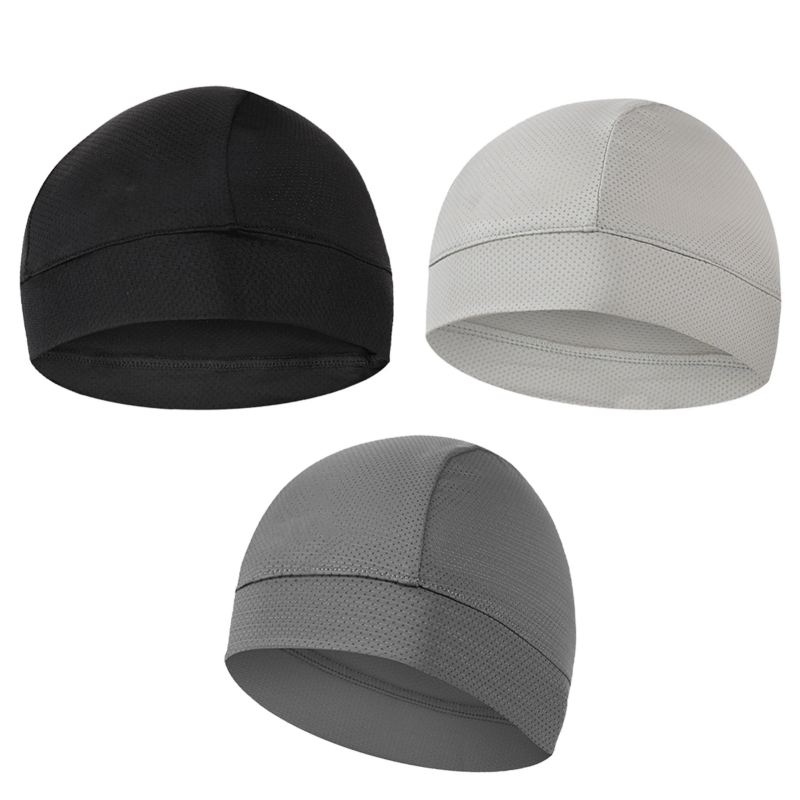 Skull Cap Helmet Liner - 여름용 속건 통기성 메쉬 러닝 스포츠