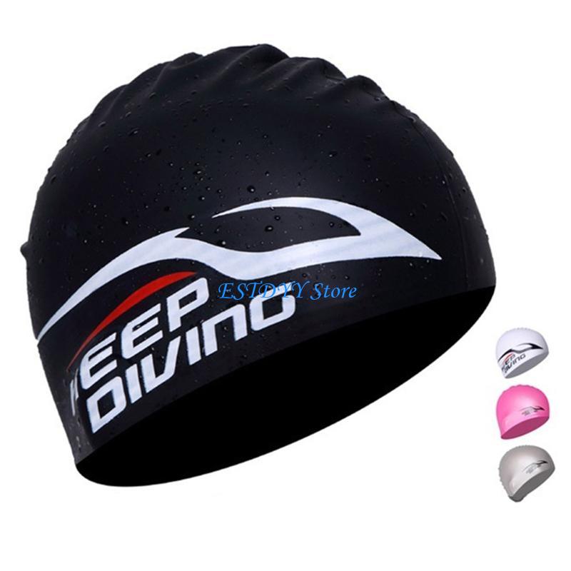 Swim Hat Silicone - G6DE 실리콘 수영 모자 여성용 남성용,