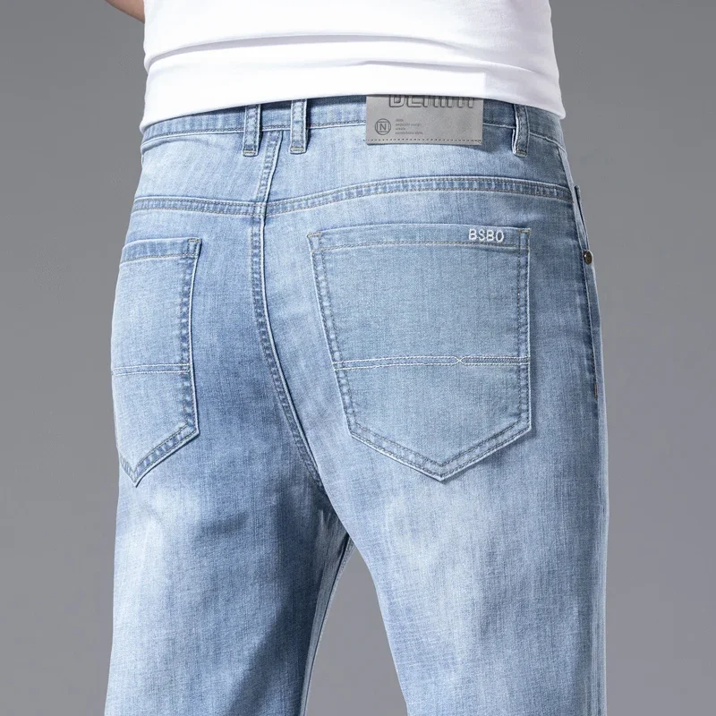 Levis Jeans 501 - 남성용 캐주얼 스트레이트 청바지, 연청 클래식