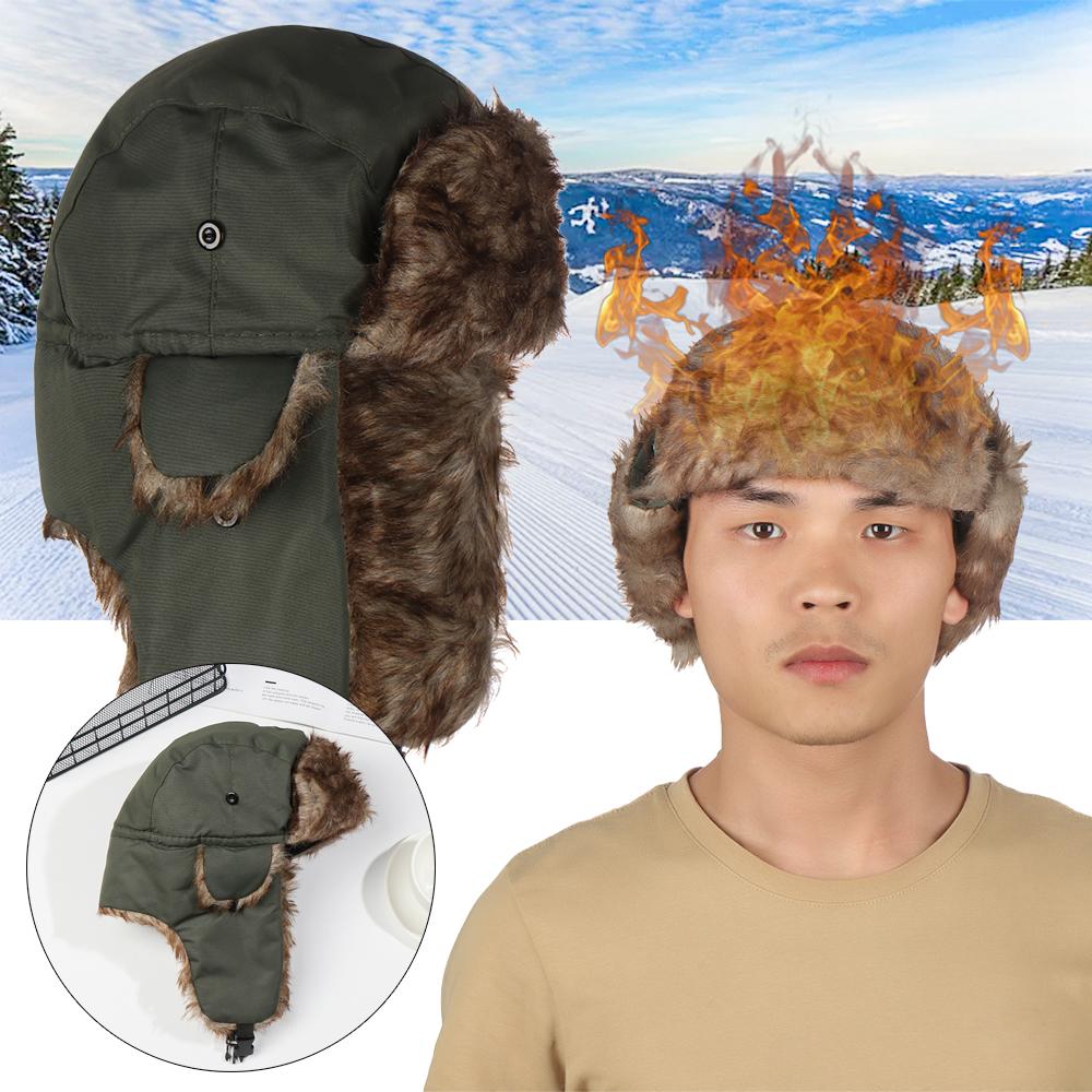Trapper Hat Ear Flap - 따뜻한 귀덮개 트래퍼 겨울 모자 스키