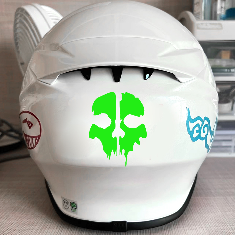 다채로운 해골 오토바이 스티커, 모토크로스 헬멧 연료  - Skull Cap Helmet Liner 리뷰 및 가격