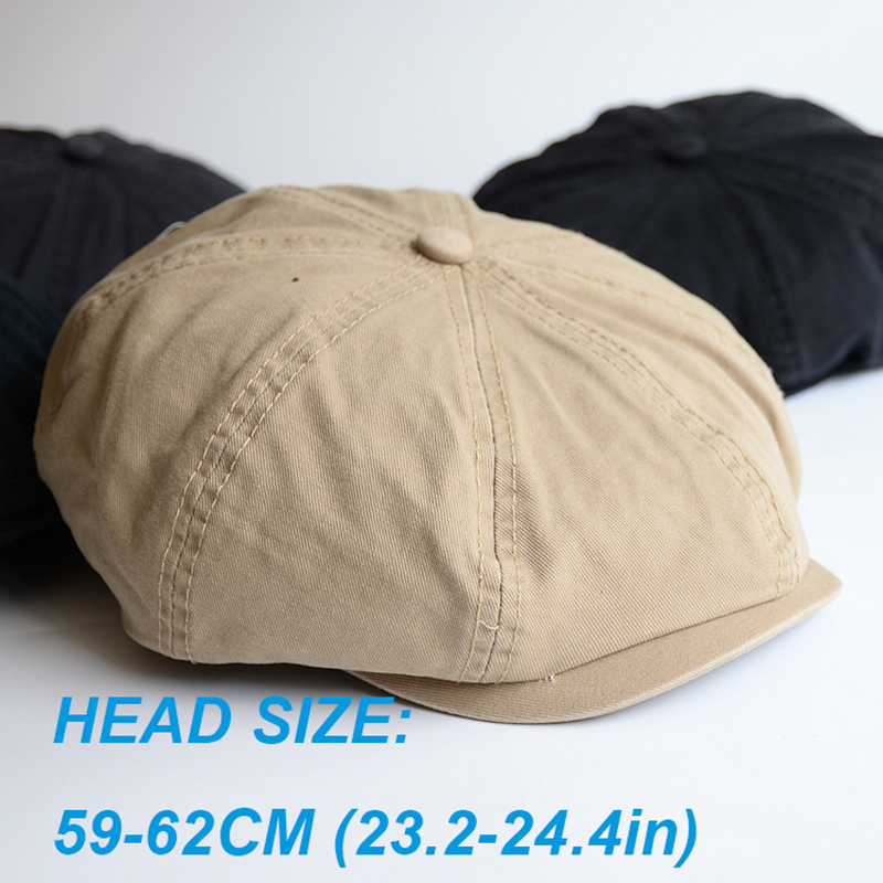 남성용 빅 헤드 뉴스보이 모자, 빈티지 캐주얼 코튼 캡 - Dad Hat Cotton 리뷰 및 가격