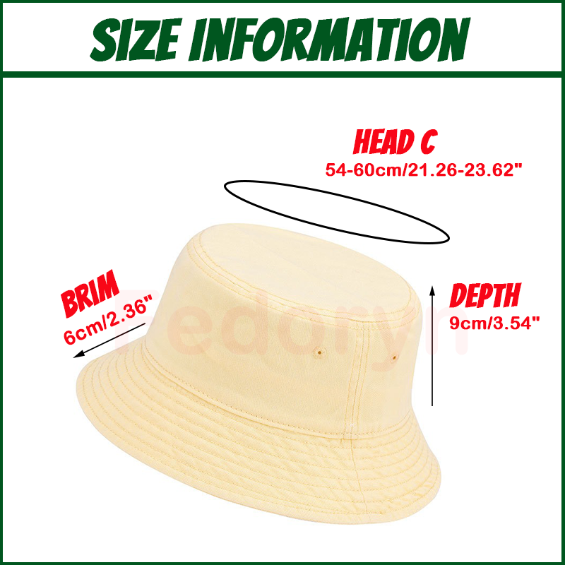 Fedoryn 맞춤형 어부의 모자 DIY 디자인 자수  - Bucket Hat Cotton 리뷰 및 가격