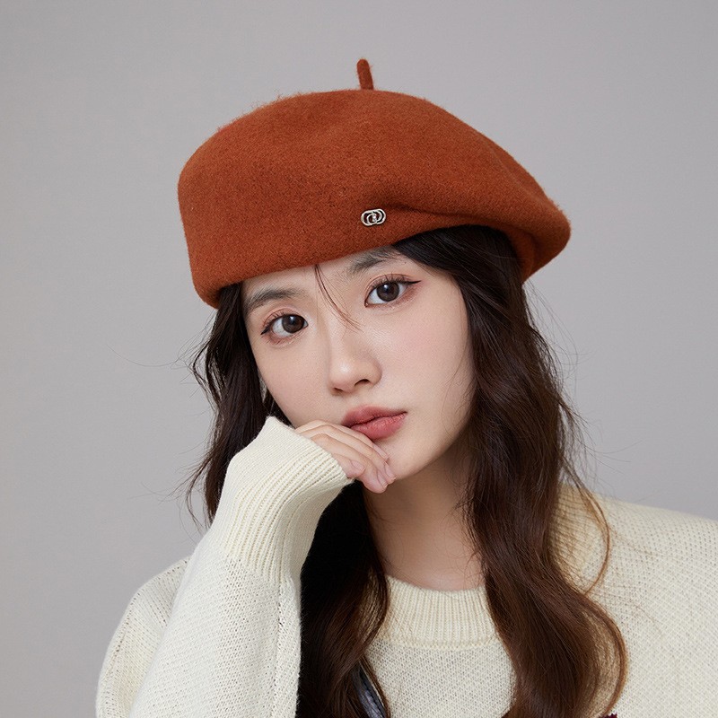 프랑스산 울 페인터 베레모 레트로 문학 스타일 따뜻한  - Beret French Wool 리뷰 및 가격