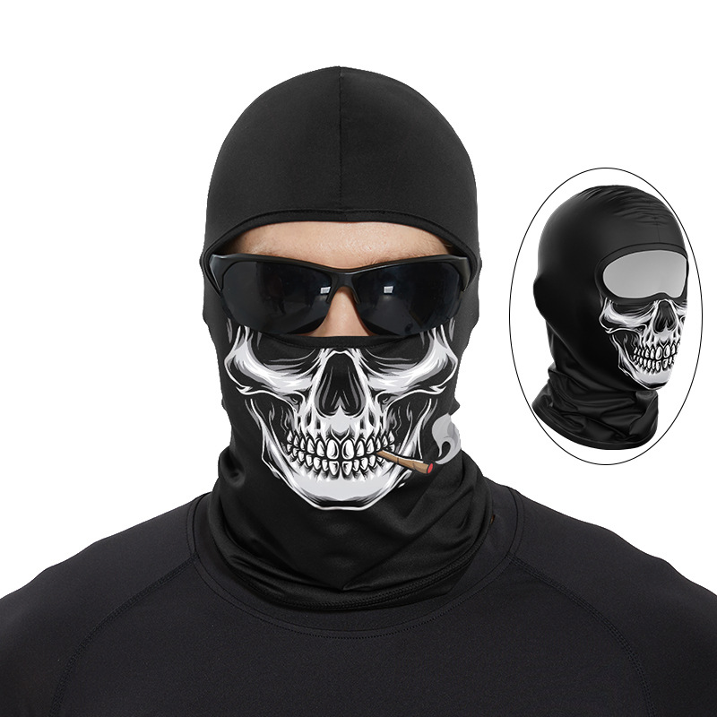 재미있는 유인원 입 해골 바라클라바 풀 페이스 반다나, - Skull Cap Helmet Liner 리뷰 및 가격