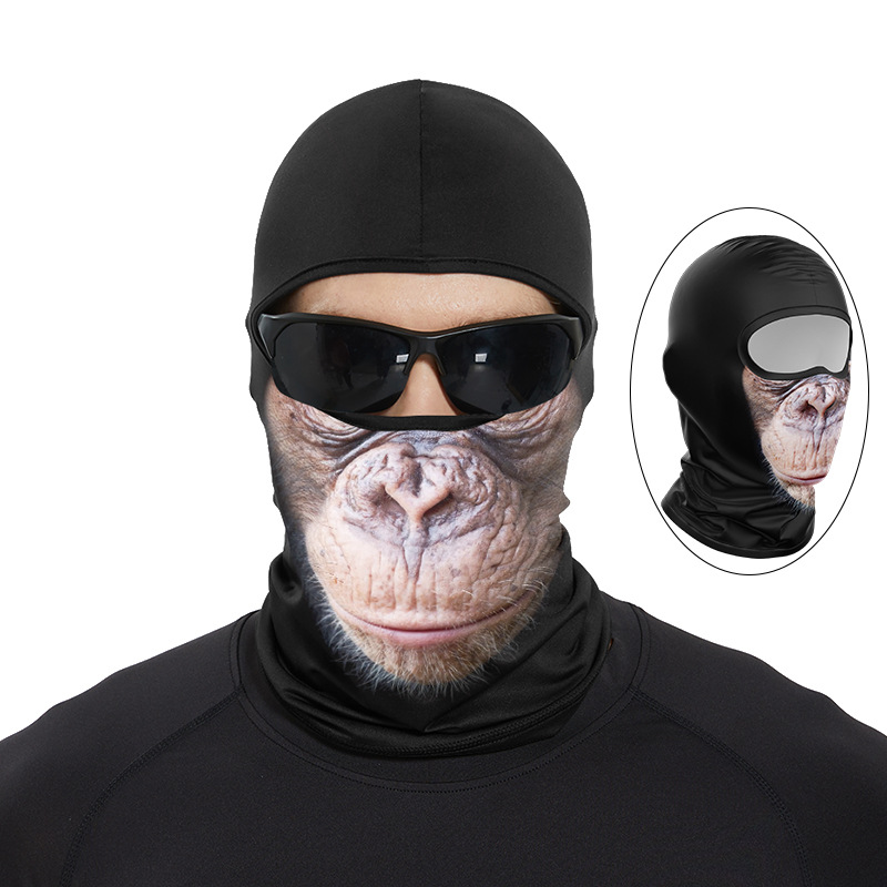 재미있는 유인원 입 해골 바라클라바 풀 페이스 반다나, - Skull Cap Helmet Liner 리뷰 및 가격